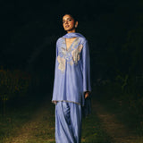 KURTA WITH HEAVY YOKE PAIRED WITH FARSHI SALWAR AND DUPATTA