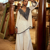 SHORT KURTA PAIRED WITH GHARARA