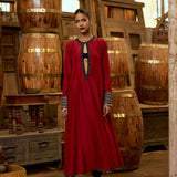 A-LINE KURTA WITH CHURIDAR