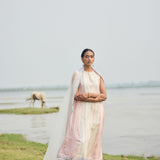 EMBROIDERED KURTA PAIRED WITH PSNT AND DUPATTA
