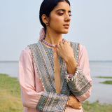KURTA WITH HEAVY YOKE PAIRED WITH DHOTI AND BLOUSE