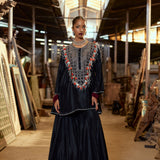 GHARARA AND BOXY FIT KURTA