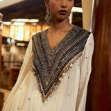 SHORT KURTA PAIRED WITH GHARARA