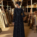 ANARKALI WITH KIRAN LACE AND CHURIDAR