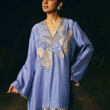 KURTA WITH HEAVY YOKE PAIRED WITH FARSHI SALWAR AND DUPATTA