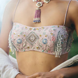 DRAPE SAREE PAIRED WITH BLOUSE