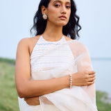 SAREE PAIRED BLOUSE AND PETICOAT