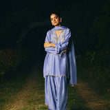 KURTA WITH HEAVY YOKE PAIRED WITH FARSHI SALWAR AND DUPATTA