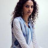 SHORT JACKET WITH ANARKALI AND PANTS