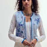 SHORT JACKET WITH ANARKALI AND PANTS