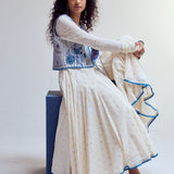 SHORT JACKET WITH ANARKALI AND PANTS