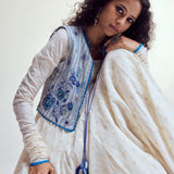 SHORT JACKET WITH ANARKALI AND PANTS