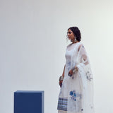 DOUBLE LAYERED KURTA WITH CRUSHED PANTS