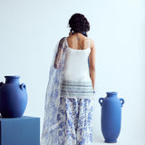 SHORT STRAPY KURTA WITH SALWAR