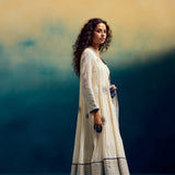 FRONT OPEN ANARKALI WITH PANTS AND KURTA INSIDE