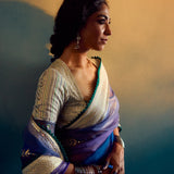 MULTICOLOUR ORGANZA SAREE