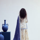 GHARARA STYLE CRINKLED SKIRT