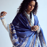 GHARARA STYLE CRINKLED SKIRT