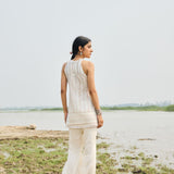 SHORT KURTA PAIRED WITH FLARED PANT AND DUPATTA