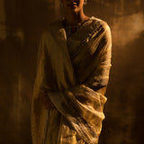 Pushkar Gold Tissue Saree with Blouse